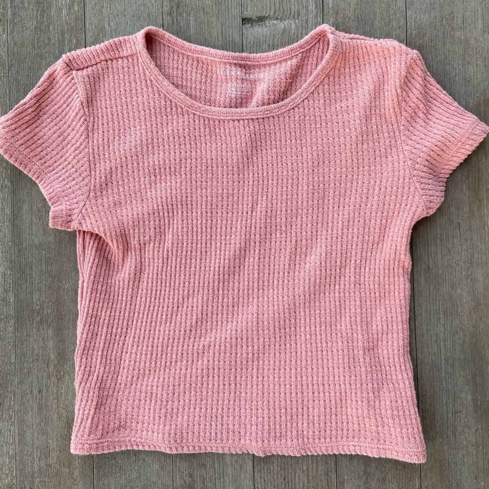 Blush pink american eagle top